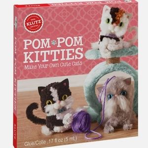 Klutz-Pom Pom Kitties Kit Craft Kit